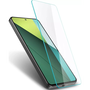 Комплект от 2 прозрачни стъклени фолиа Подходящ за калъф Spigen GLAStR SLIM съвместим с Xiaomi Redmi Note 13 Pro 5G