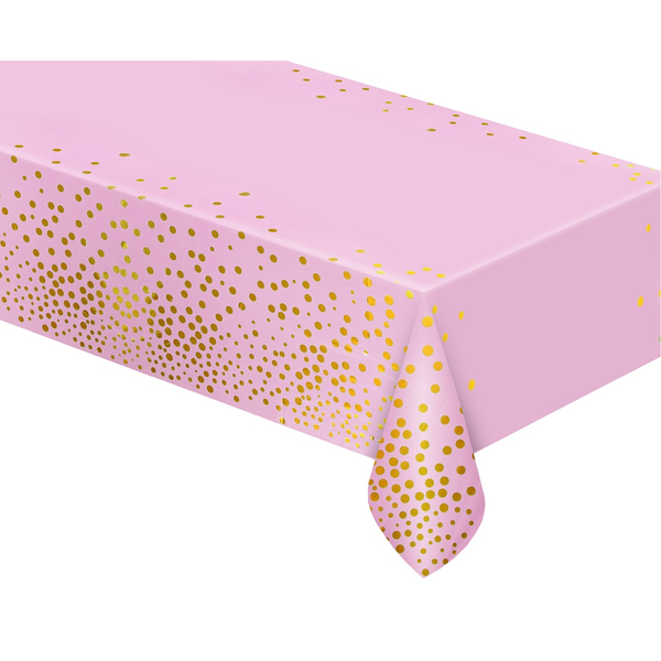 Godan Beauty&Charm Arany pöttyös asztalterítő - Pink