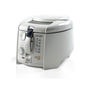 Маслен фритюрник DeLonghi F28311 RotoFry, 1800W, Капацитет на маслото 1.2 литра, Бял