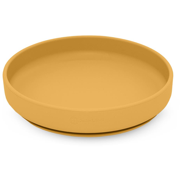 PETITE&amp;MARS Take&amp;Match Intense Ocher szilikon tányér tapadókoronggal