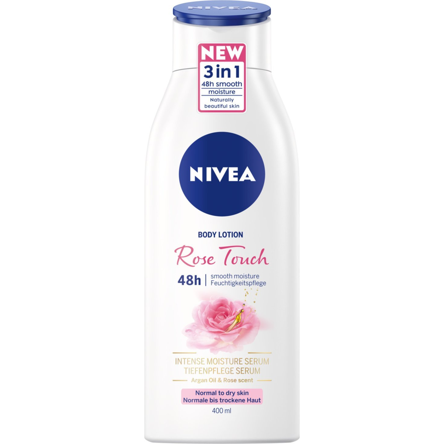 Nivea testápoló tej Rose Touch 400ml (9005800346922) (0193700)