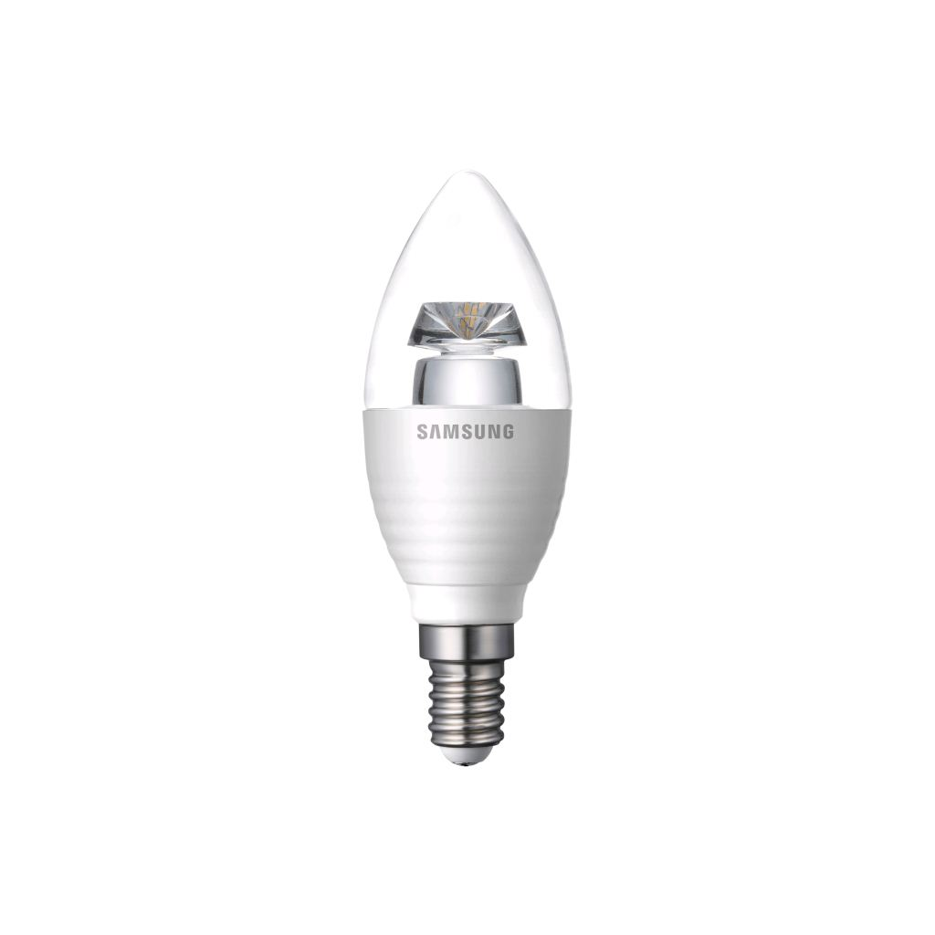 Samsung Candle 3.2W 2700K E14 170D Clear B LED gyertya fényforrás (SI-A8W031180EU) (SI-A8W031180EU)