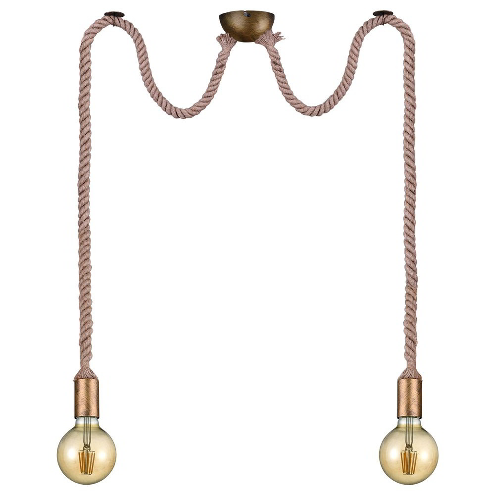 TRIO ROPE Vintage függőlámpa (310100204)