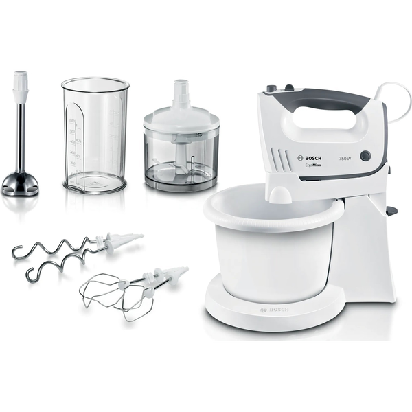 Bosch MFQ37490 røremaskine og mikser Håndmixer 750 W Grå, Hvid