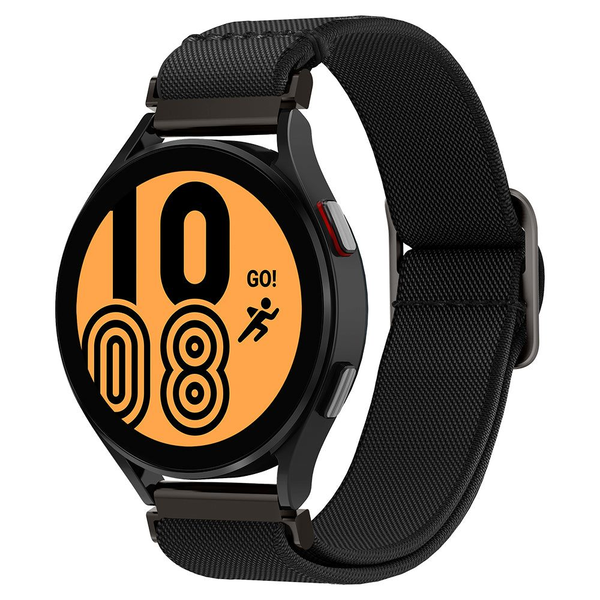 Spigen Fit Lite Samsung Galaxy Watch 4 40/42/44/46mm Nylon pánt - Fekete