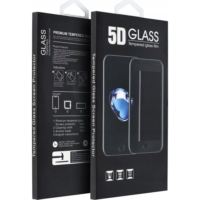 5D Full Glue Ceramic Glass Üvegfólia Fekete Szegéllyel Xiaomi Redmi Note 13 Pro Plus 5G ( )