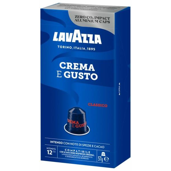 Kapsle pro Nespresso Lavazza Crema e Gusto Classico 10 kusů