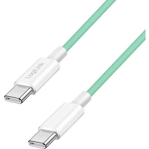 Krytka kabelu LogiLink USB-C/USB-C v opletení