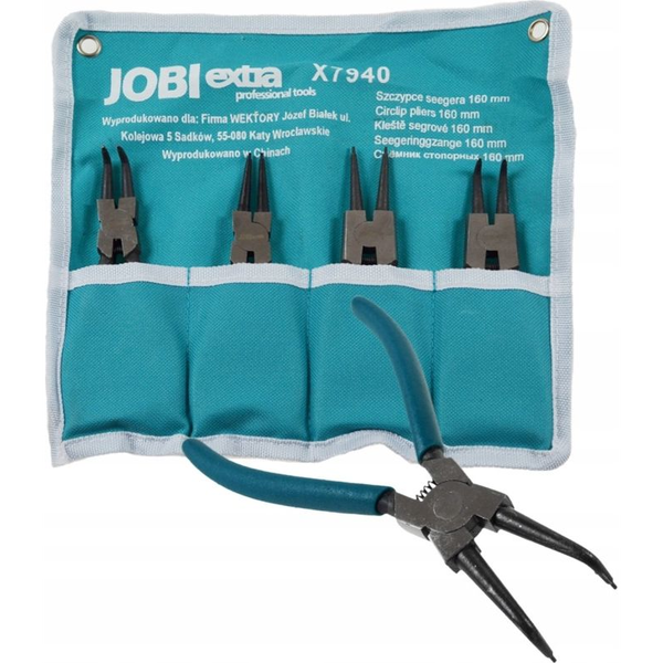 JOBI EXTRA PLIERS SEG.160/4pcs/CASE