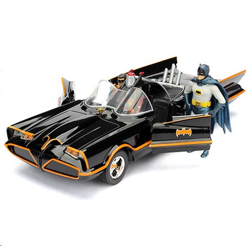 Jada Toys Batman: 1966 Classic Batmobile fém autómodell 1/24 (253215001) (Jada Toys 253215001)