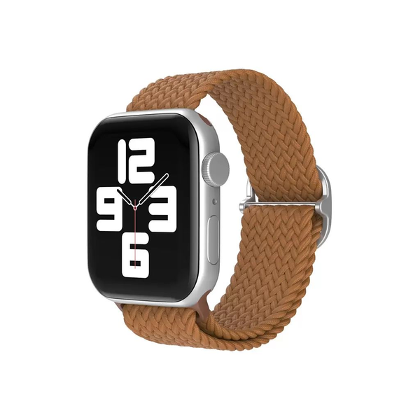 XPRO Apple Watch szőtt szövet körpánt barna 38mm/40mm/41mm (128074)