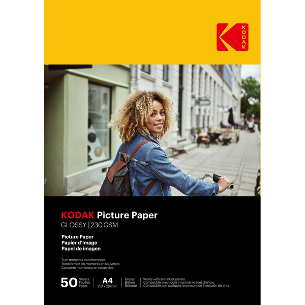  Kodak Papier Fotograficzny Foto Kodak 50 szt. A4 / 230g / 21x30cm / CAT 9891-267