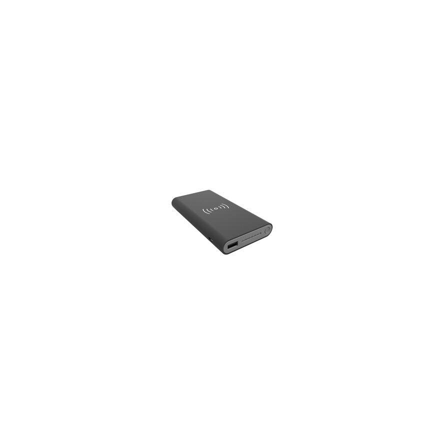 Realpower PB-8000 Wireless 8000mAh PowerBank Black (249865)