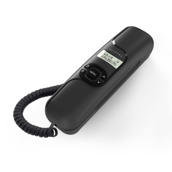 Telefon fix digital Alcatel, LCD, Negru