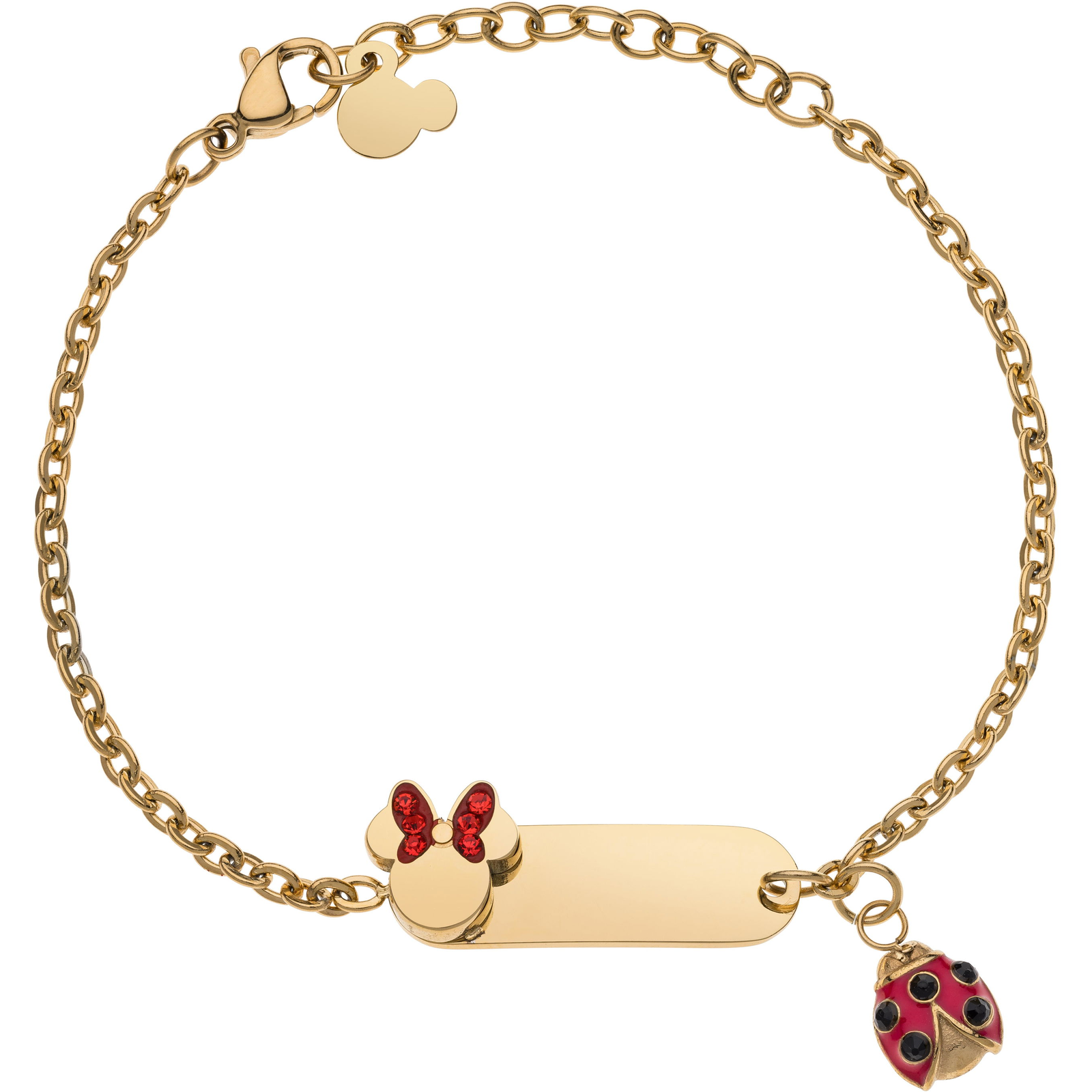 Disney Kids Minnie Mouse karkötő, B600623YRRL-55.CS, aranyozott acél (B600623YRRL-55.CS)