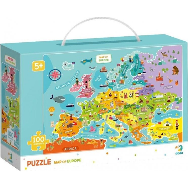 Dodo Európa térkép 100db-os puzzle (DOP300124)