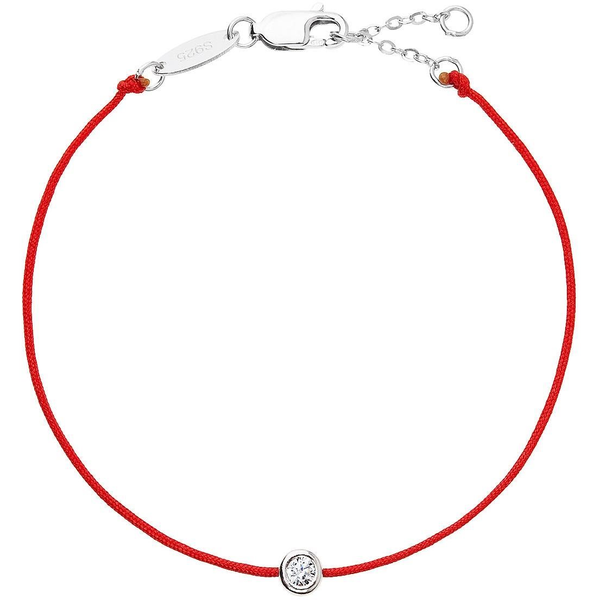 EVOLUTION GROUP 13005.3 red textil dekoratív cirkon (Ag925/1000, 0,9 g)