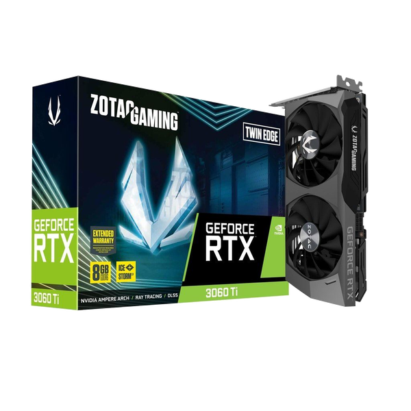 Zotac GeForce RTX 3060 Ti Twin Edge 8GB videokártya (ZT-A30610E-10M)