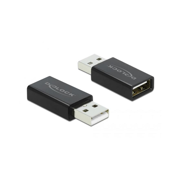Adaptér USB 2.0 Typ-A samec na Typ-A samica - Dátový Blocker