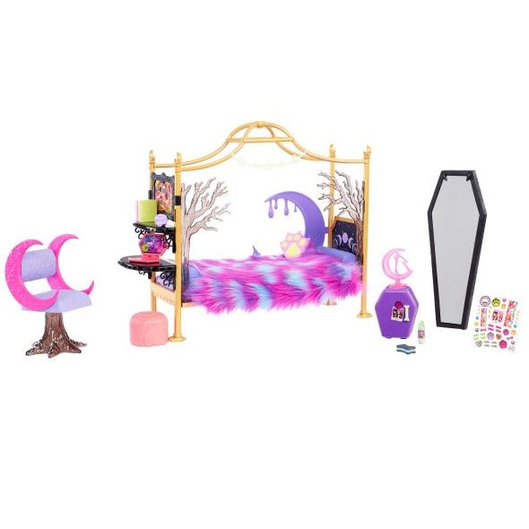 Mattel Monster High Clawdeen Wolf rém menő szobája játékszett (HHK64) (HHK64)