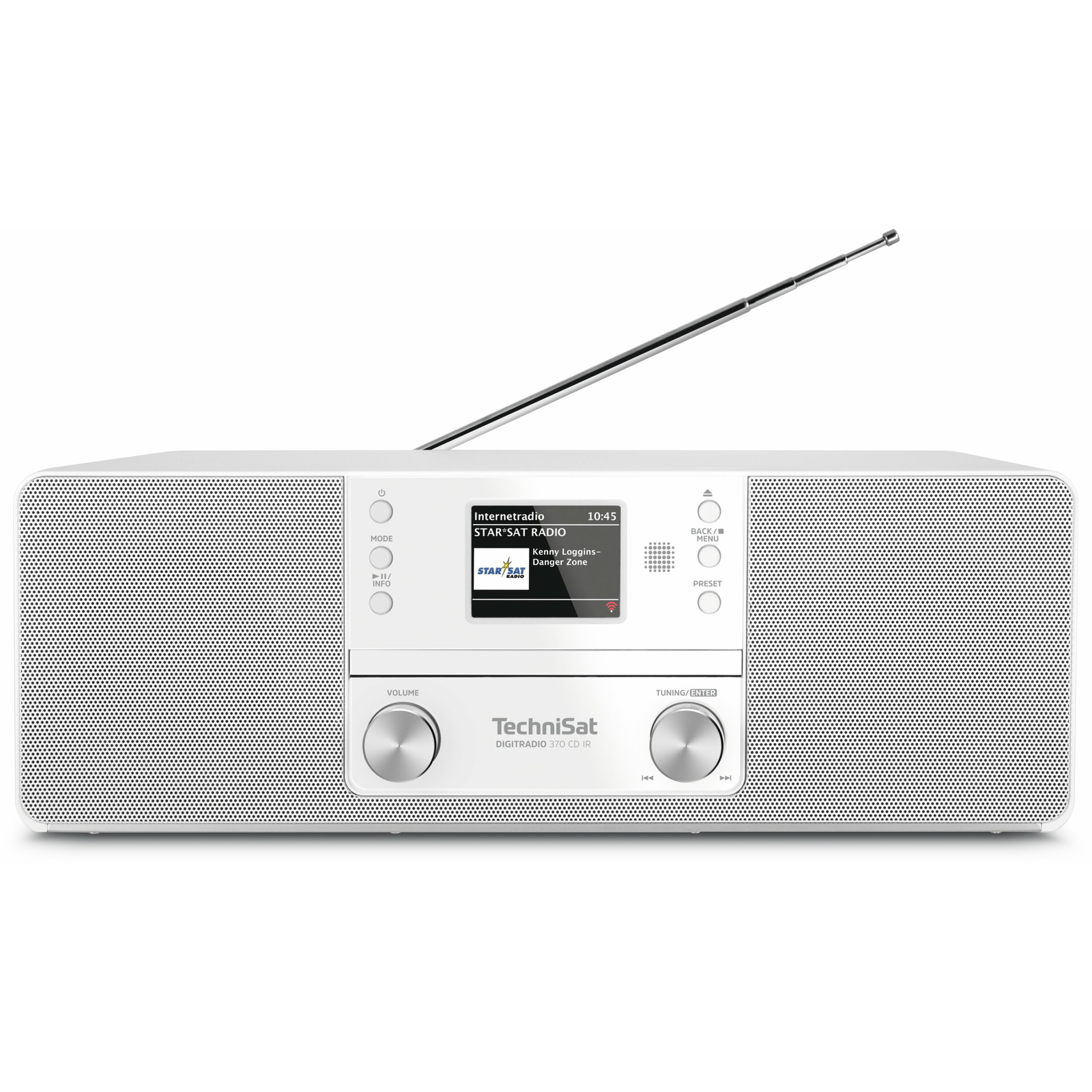 Technisat DigitRadio 370 CD IR Rádió - Fehér (0001/3949)