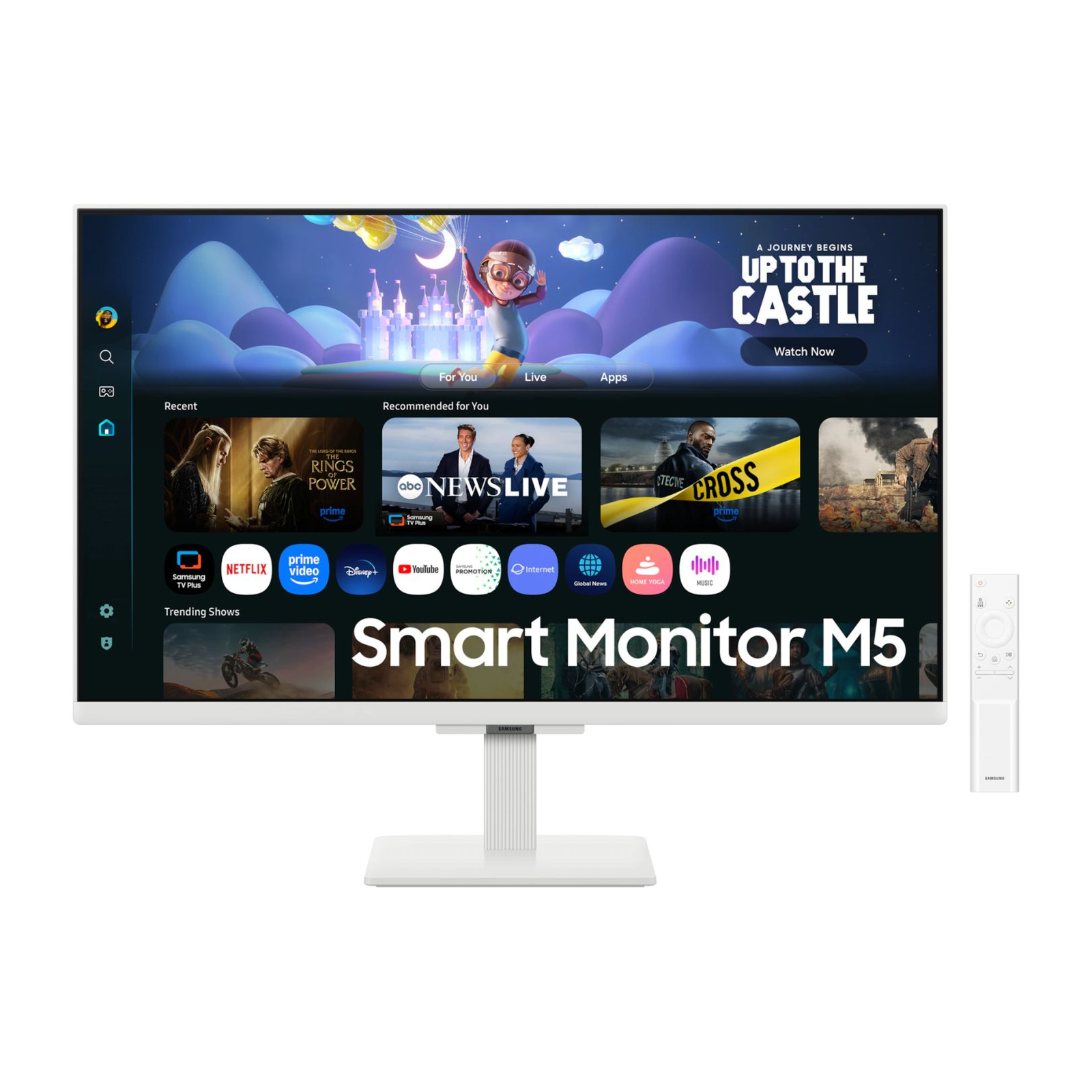 Samsung M5 LS32FM501EUXDU 32" Smart VA Monitor, 1920x1080, Fehér (LS32FM501EUXDU)