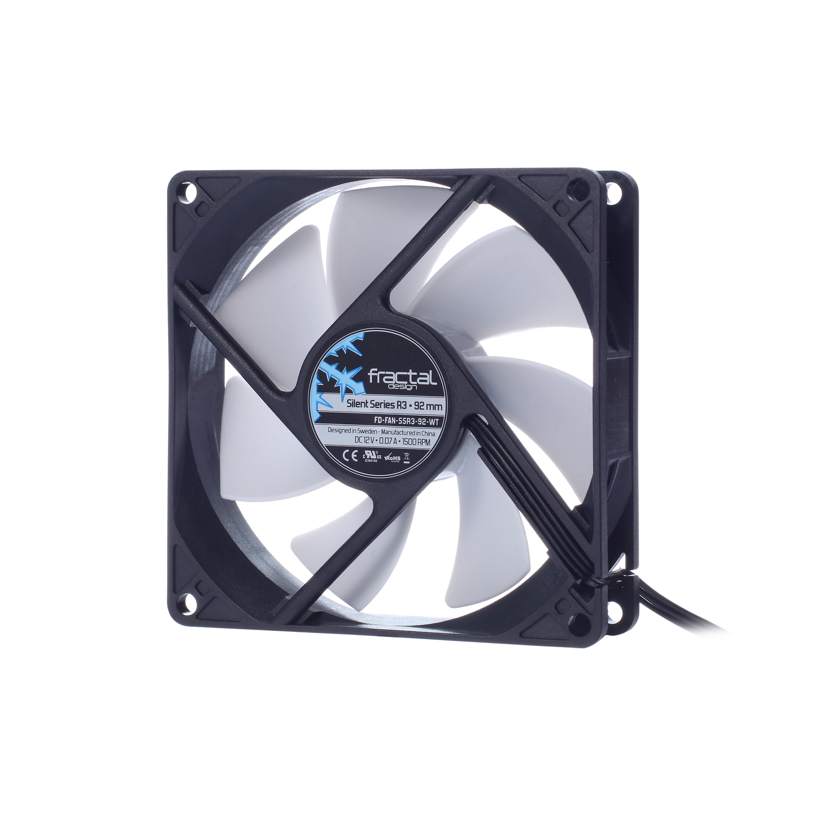 Ventilátor Fractal design 92 x 92 mm FD-FAN-SSR3-92-WT (FD-FAN-SSR3-92-WT)