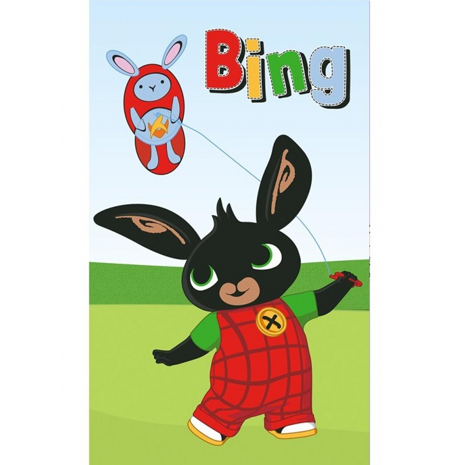 Carbotex Baby Towel Bunny Bing Flying the Dragon, 30 × 50 cm (040134-LICENC008A)