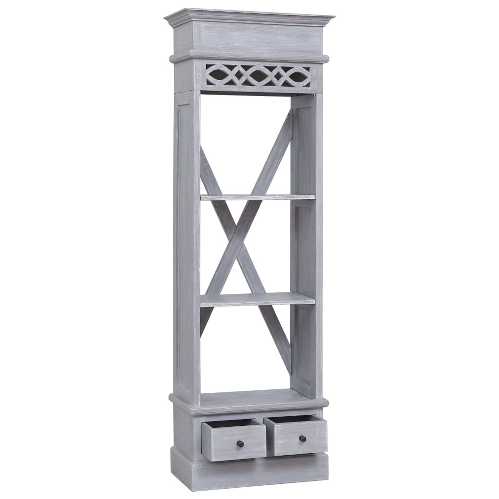 tömör mahagóni magasszekrény 60 x 30 x 175 cm (337086)