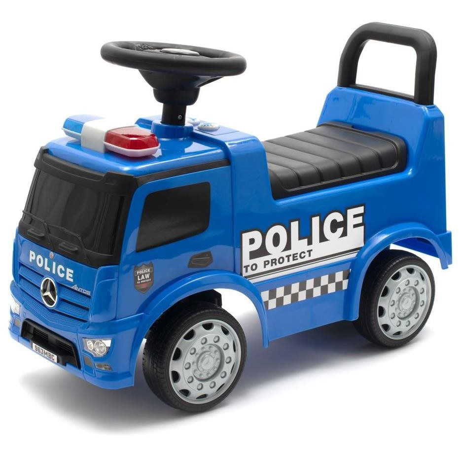 BABY MIX Gyermek futóbicikli hanggal Mercedes rendőrség kék (8596164088470)