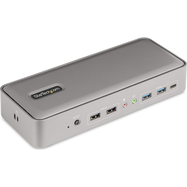 StarTech.com 129UE-USBC-KVM-DOCK KVM-switch Zilver