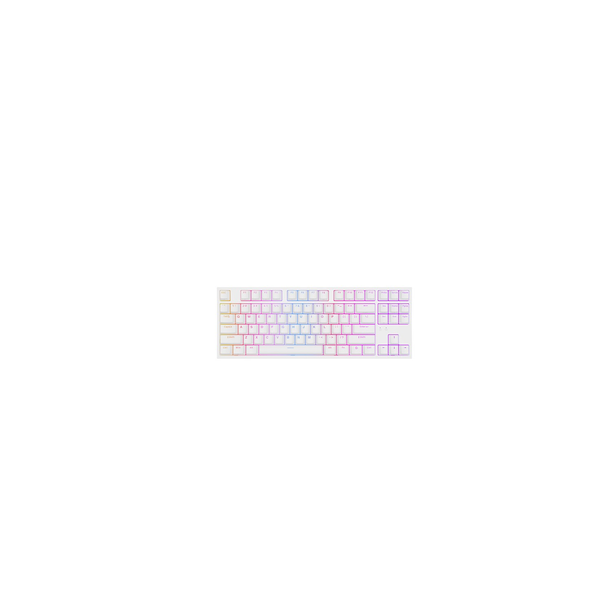 Mechanická klávesnice Genesis Thor 404 TKL White Kailh Box Brown Bílá