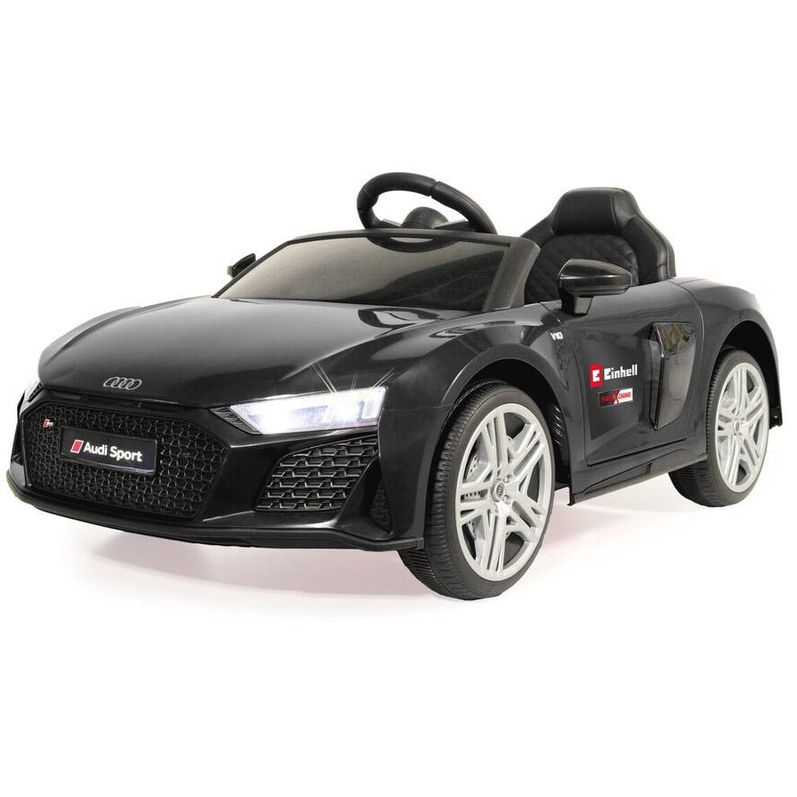 Jamara Audi R8 Spyder Gyerek Elektromos autó LED fénnyel - Fekete (461807)