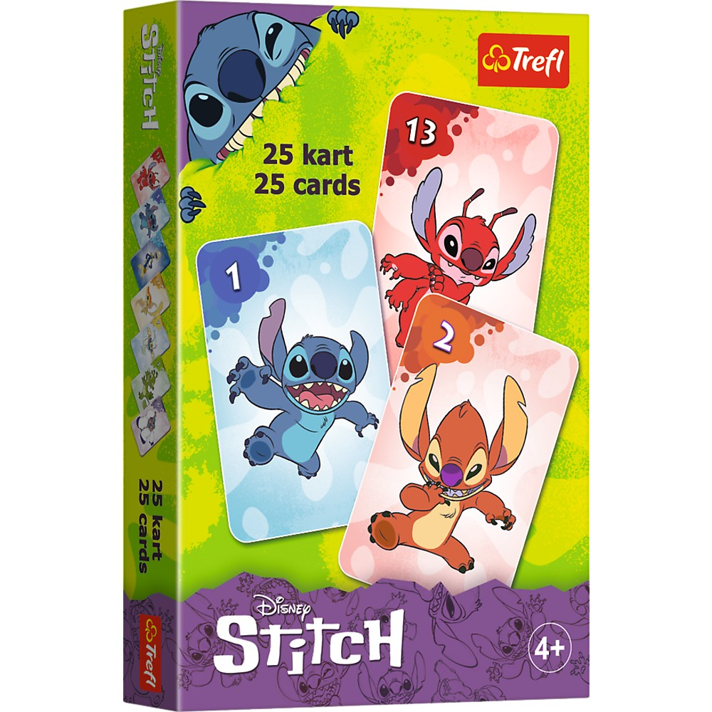 Disney: Stitch Fekete Péter kártyajáték - Trefl (08978)