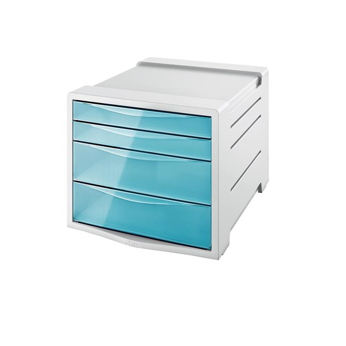 Esselte Colour' Ice irattároló - Áttetsző kék (626284)