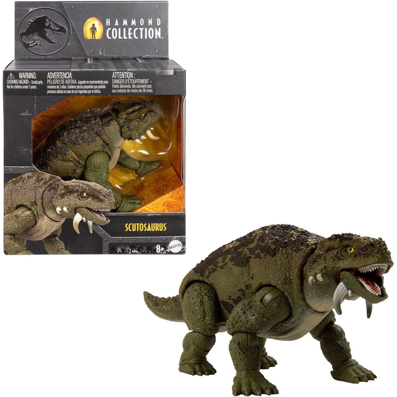 Mattel JDJ08 Jurassic World Scutosaurus figura (JDJ08)