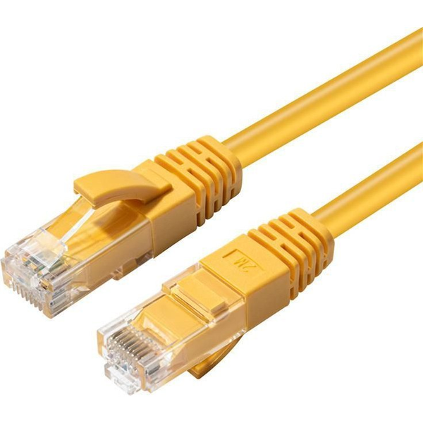 Microconnect MC-UTP6A0015Y kabel sieciowy Żółty 0,15 m Cat6a U/UTP (UTP)