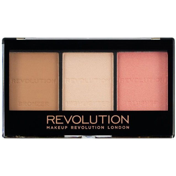 Set De Maquillaje Revolution Make Up Ultra Sculpt Contour Ultra Fair C01 11 G Paleta