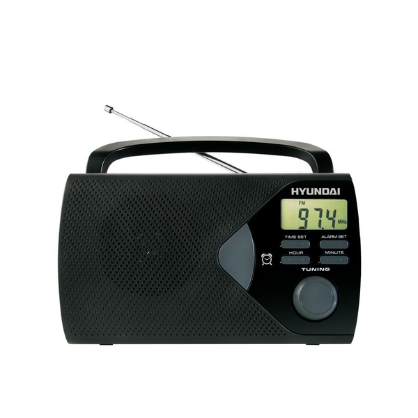 Klasické přenosné rádio HYUNDAI PR 200B FM/AM na baterie 230V