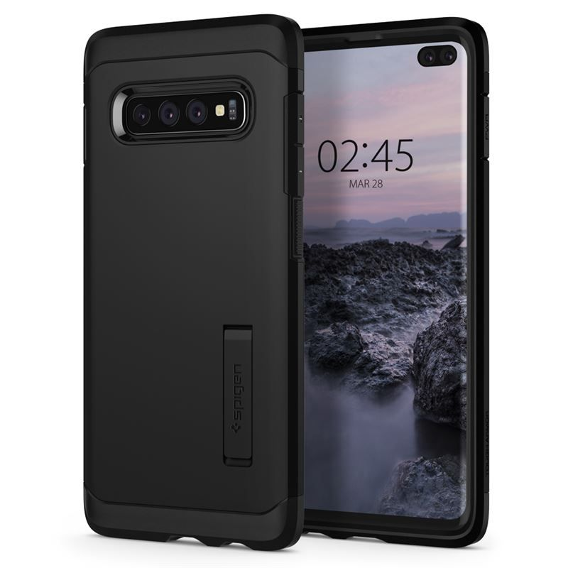 Spigen Tough Armor Samsung Galaxy S10 Plus hátlaptok fekete (606CS25770) (606CS25770)