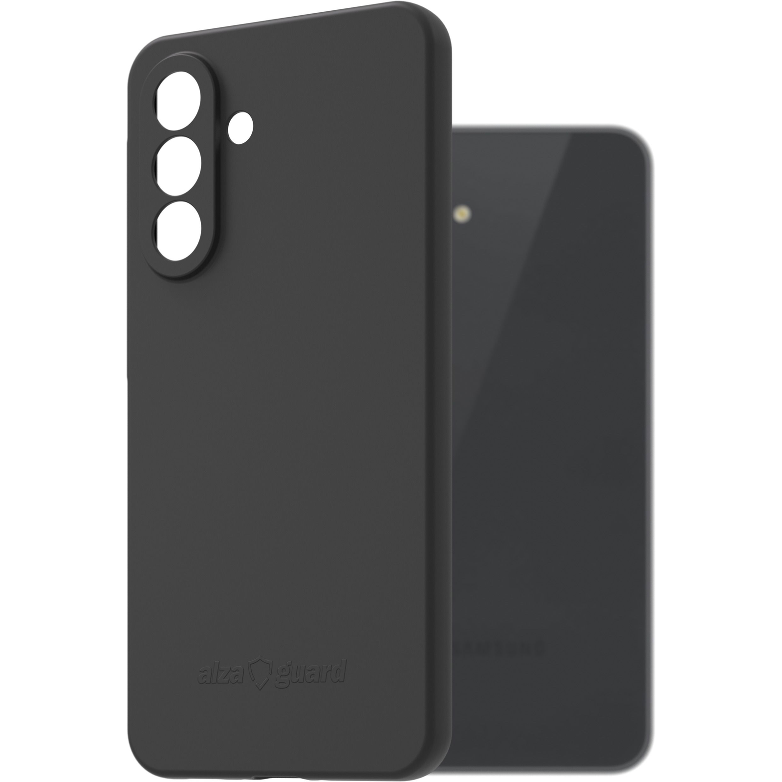 AlzaGuard Matte Case Samsung Galaxy A36 fekete TPU tok (AGD-PCT439B)