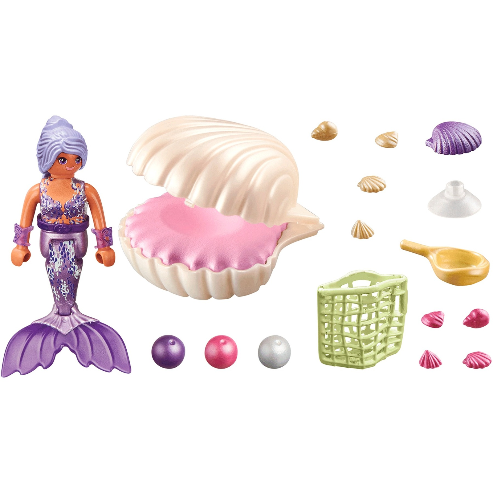Playmobil Princess Magic: 71502 - Hableány gyöngyház kagylóval (71502)