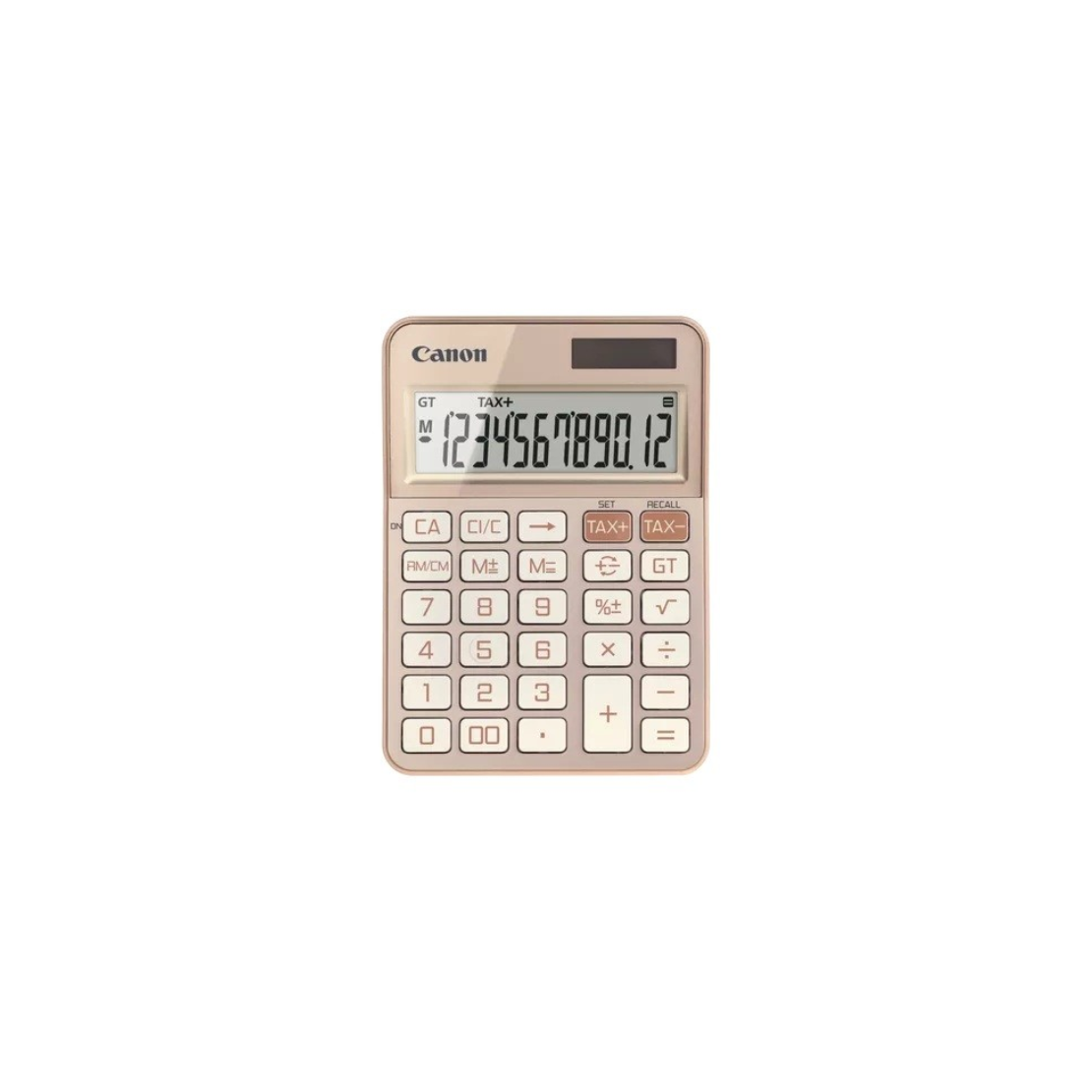Canon KS-125KB-RG Elem/Napelem 12 digit Zsebszámológép - Rózsaarany (6818C001)
