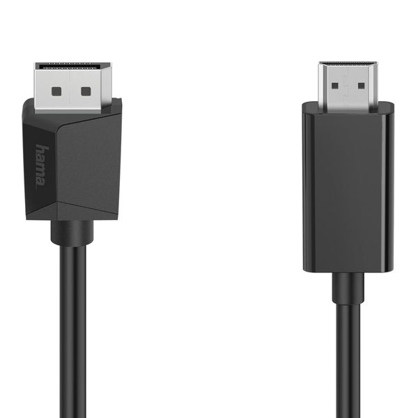 Hama 00205144 cavo e adattatore video 1,5 m DisplayPort HDMI Nero