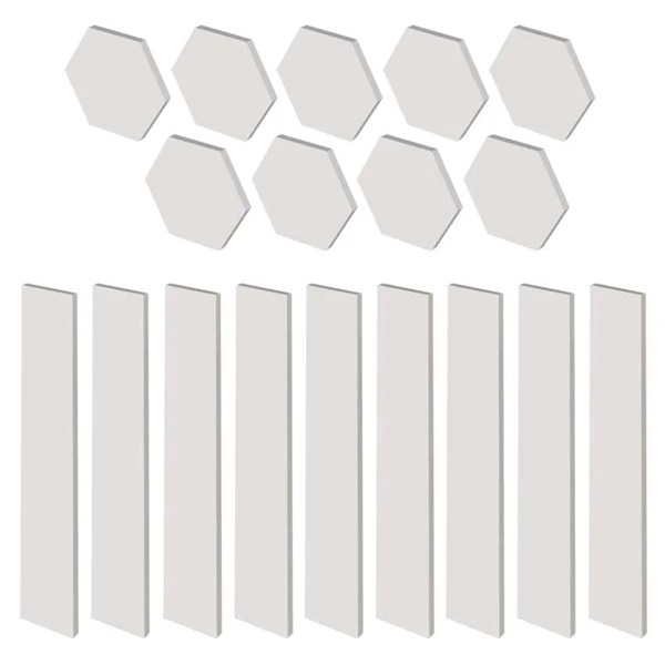 Emos GoSmart Lines fehér, 9 részből álló, 34 W, RGBIC dimmelhető, WiFi LED lámpa (ZIW249R)