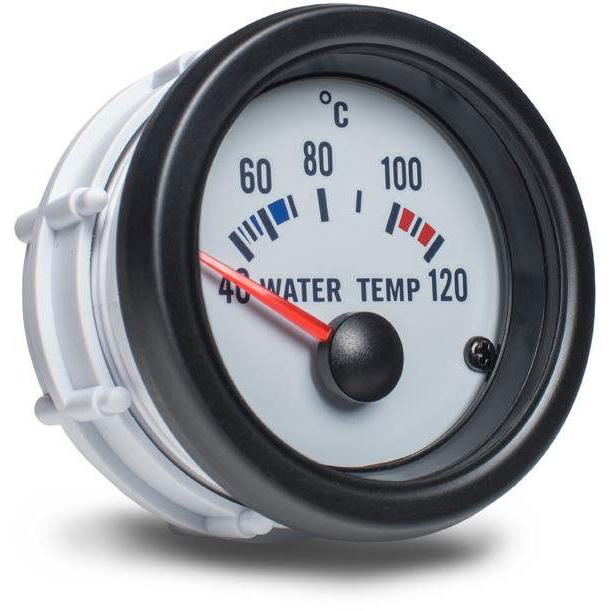 Auto Gauge - vízhőmérséklet-mérő, fehér (AGTWTW-12C)
