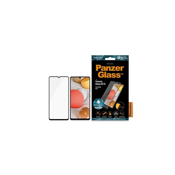 PanzerGlass E2E Super+ A426Case tok, Sam A42 5G készülékhez, Friendly AntiBacterial, fekete