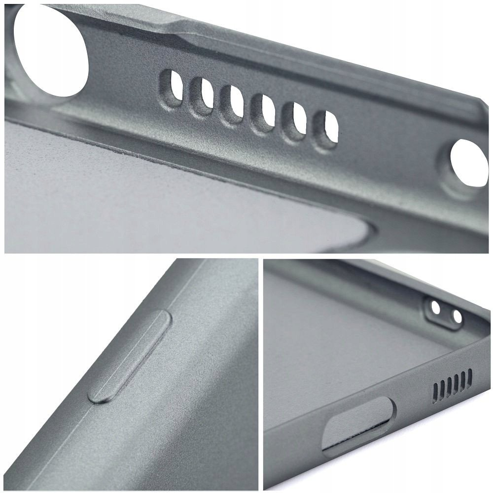ZONE Metallic Case tok Xiaomi Redmi Note 14 Pro Plus 5G (Global) csillogó szürke (5903396365577)
