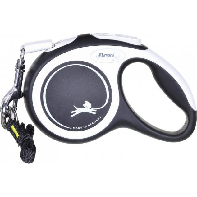 Flexi Comfort Szalagos Póráz - XS 3 m, Fekete (99979)