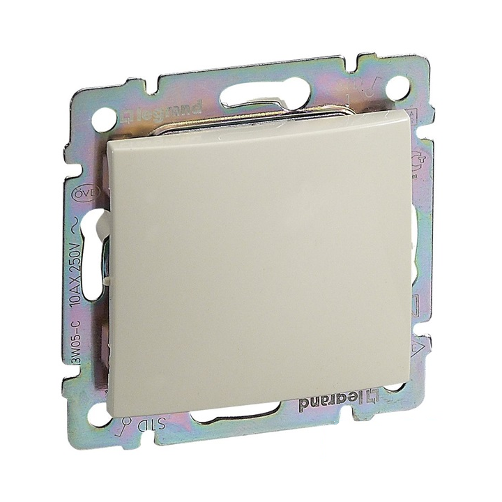 Legrand 774306 Valena Elefántcsont színű beltéri kettős fali villanykapcsoló (774306)